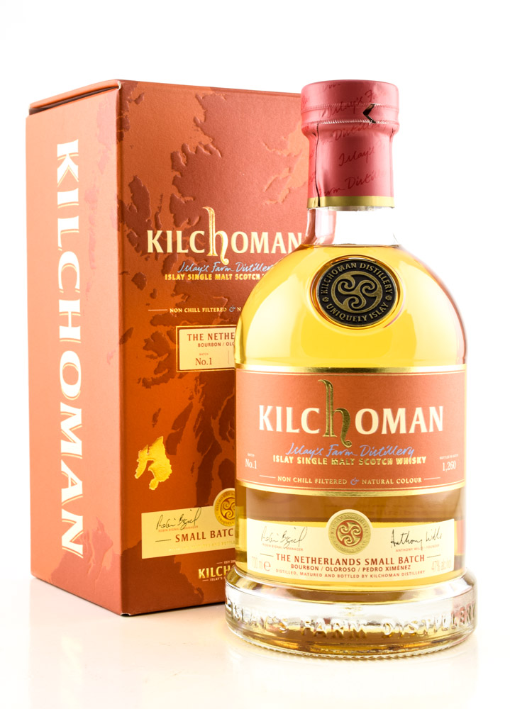 Kilchoman The Netherlands Small Batch No. 1 47%vol. 0,7l Kilchoman The Netherlands Small Batch No. 1 47%vol. 0,7l