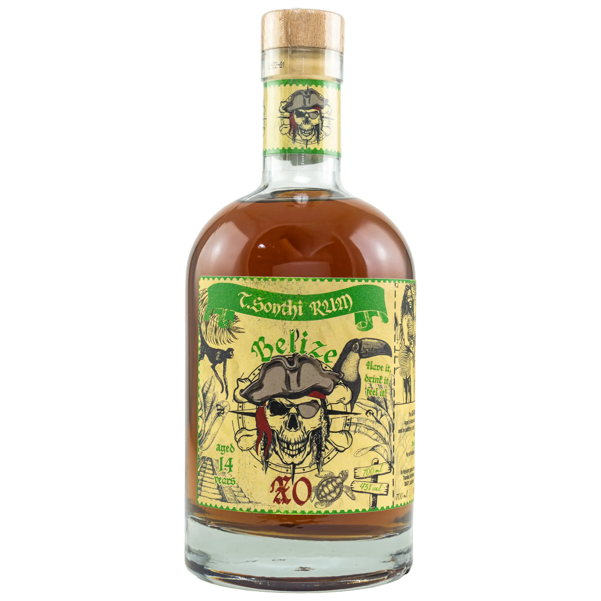 Belize 14 Year Old XO Rum - T.Sonthi