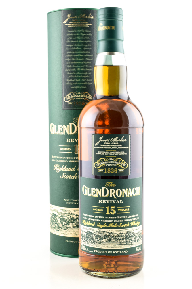 Glendronach 15 Year Old Revival (Oloroso Cask) 46% vol. 0,7l Glendronach 15 Year Old Revival (Oloroso Cask) 46% vol. 0,7l
