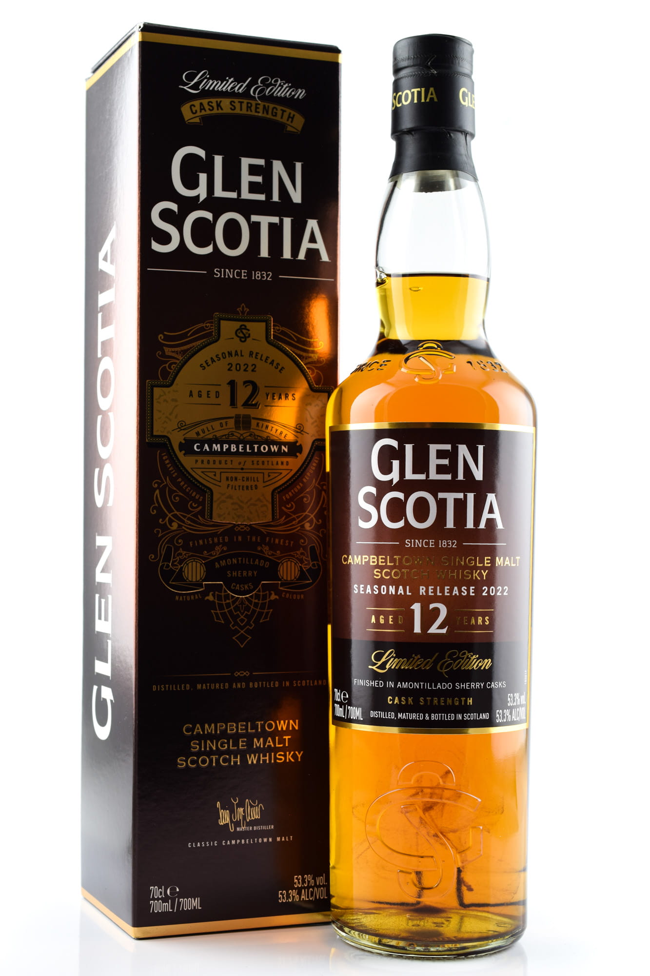 Glen Scotia 12 year old Seasonal Release 2022 53,3%vol. 0,7l Glen Scotia 12 year old Seasonal Release 2022 53,3%vol. 0,7l