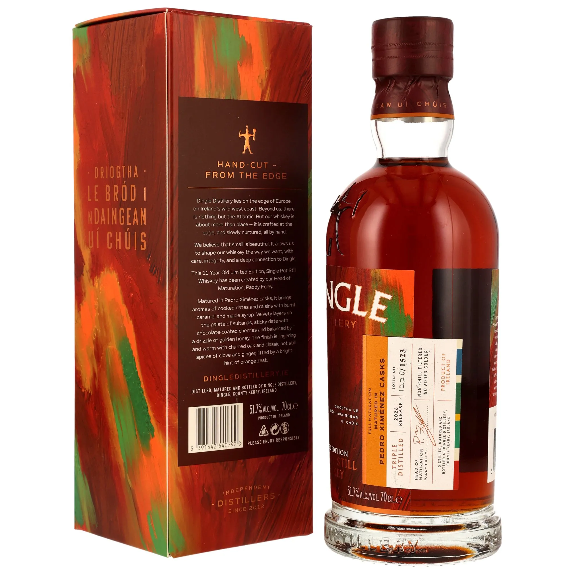 Dingle Single Pot Still Irish Whiskey - 11 Jahre - 2026 Release - PX Sherry Casks Limited Edition