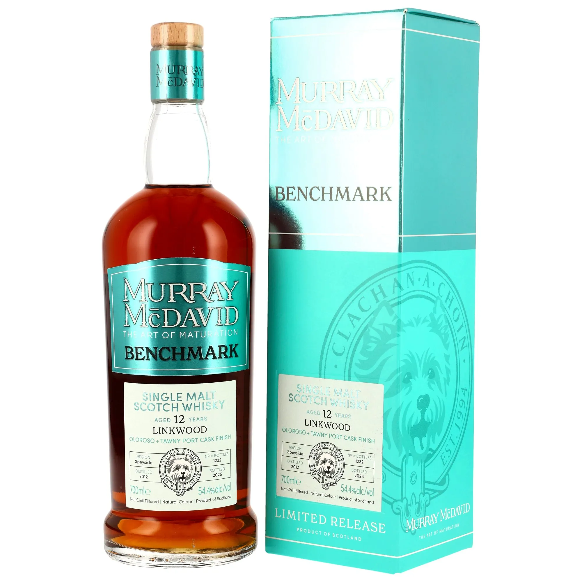 Linkwood Benchmark 12 Year Old, Oloroso & Tawny Port Cask, Cask #1232, 2012, Murray McDavid, 54.4%