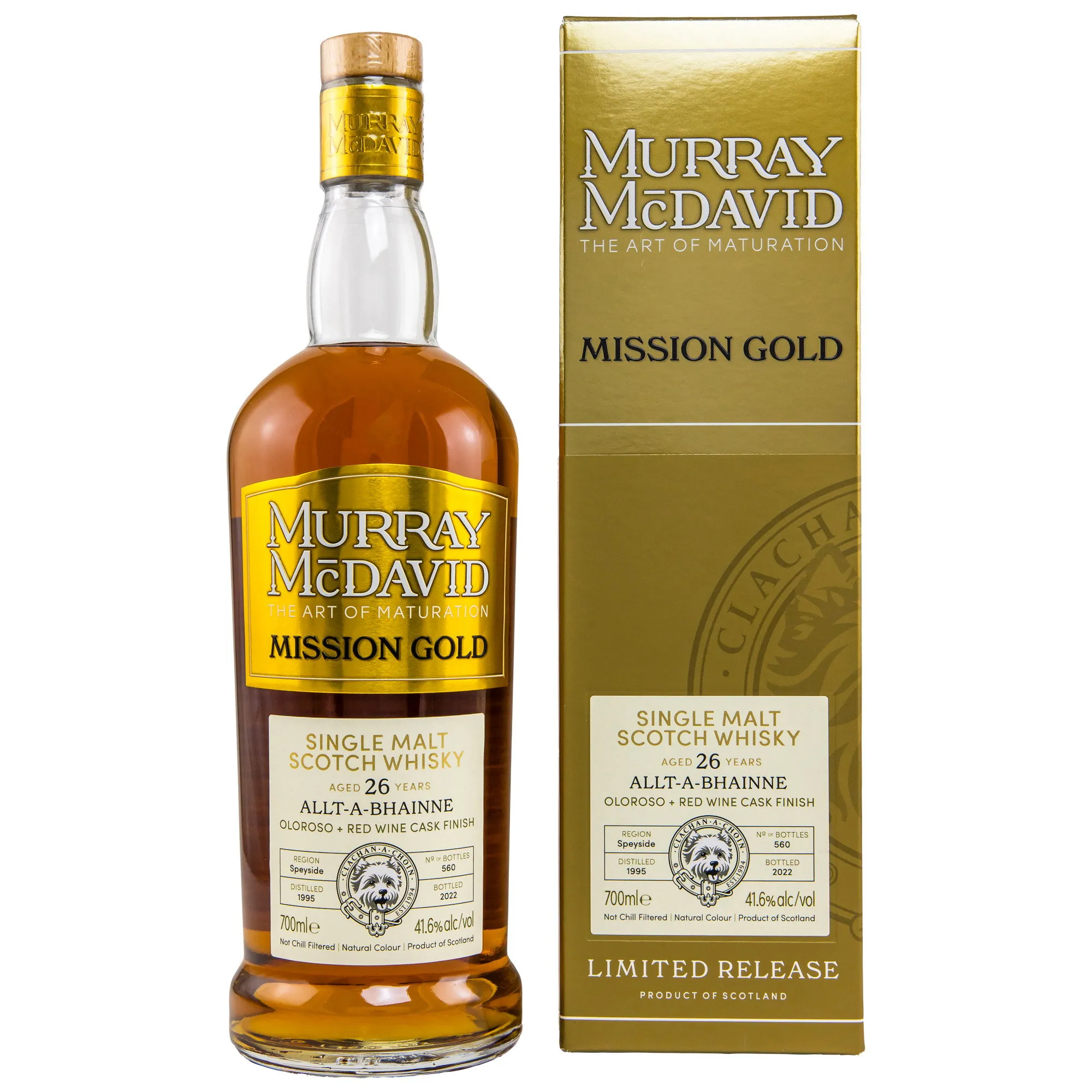 Allt-A-Bhainne 1995/2022 - 26 Jahre - Oloroso + Red Wine Cask - Murray McDavid
