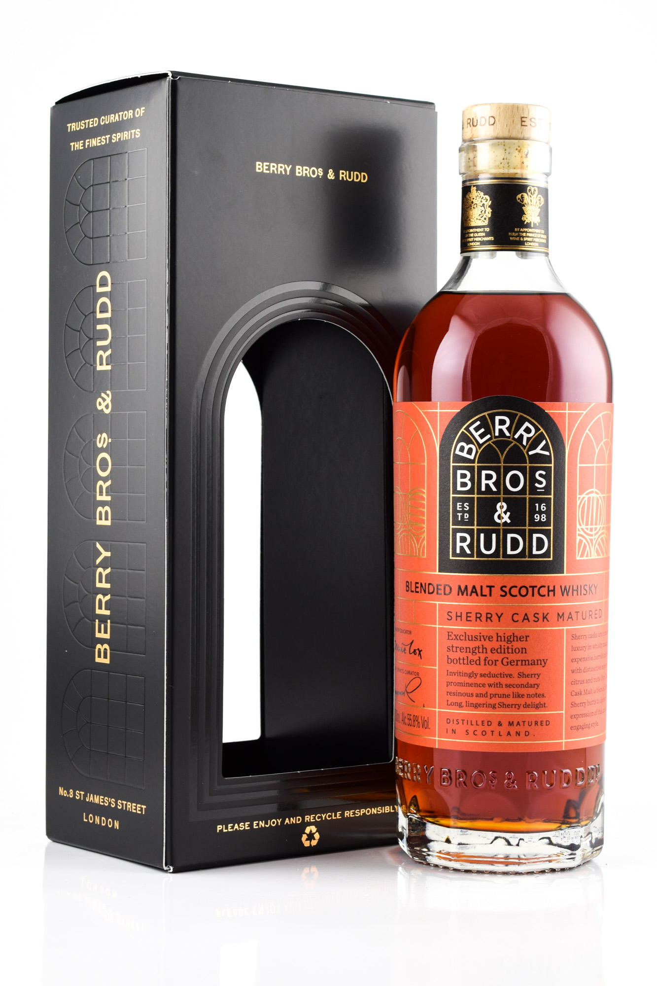 Sherry Cask Matured Berry Bros. & Rudd 55,8%vol. 0,7l Sherry Cask Matured Berry Bros. & Rudd 55,8%vol. 0,7l