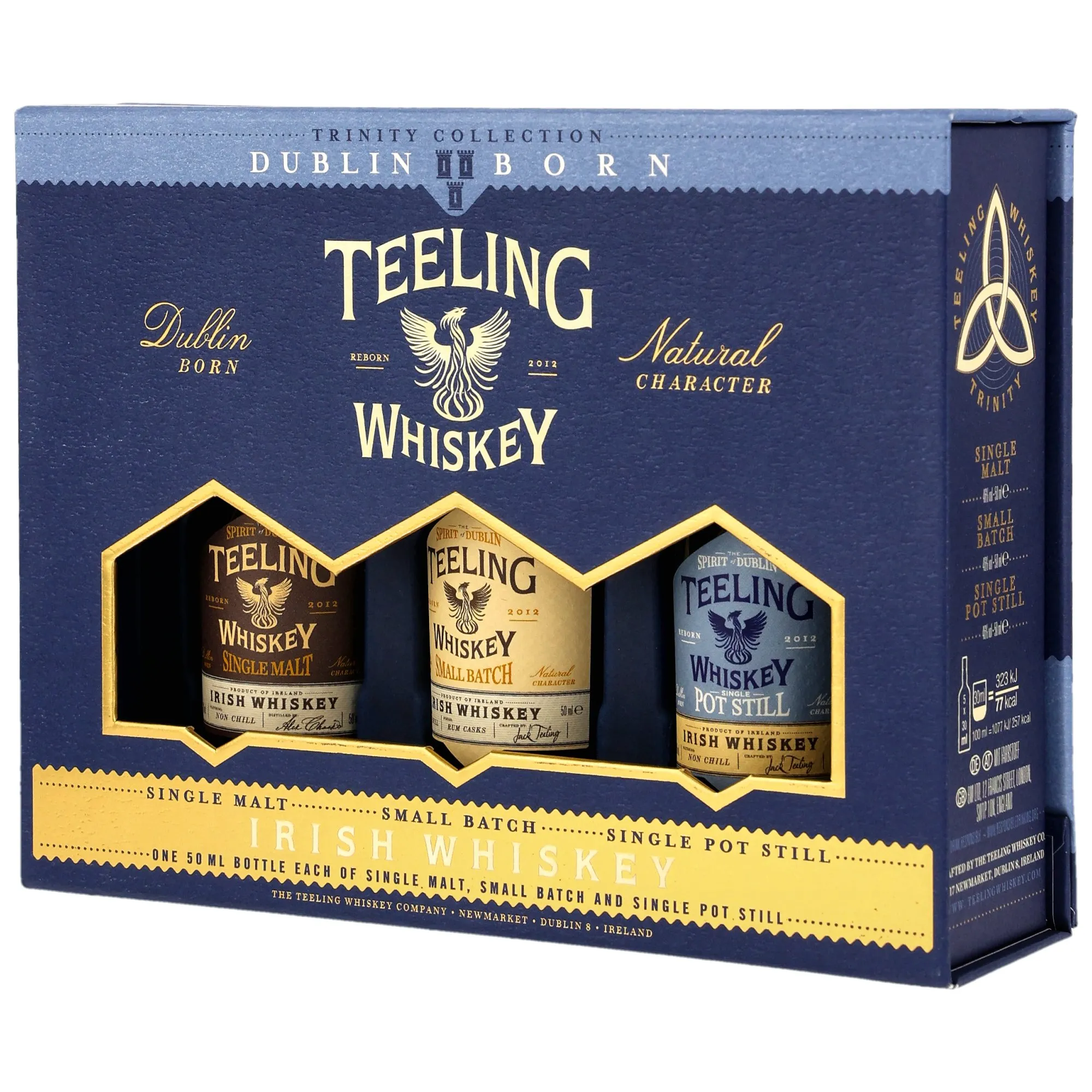 Teeling Collection 3 x 0,05 - neue Ausstattung Single Malt / Rum Cask / Pot Still