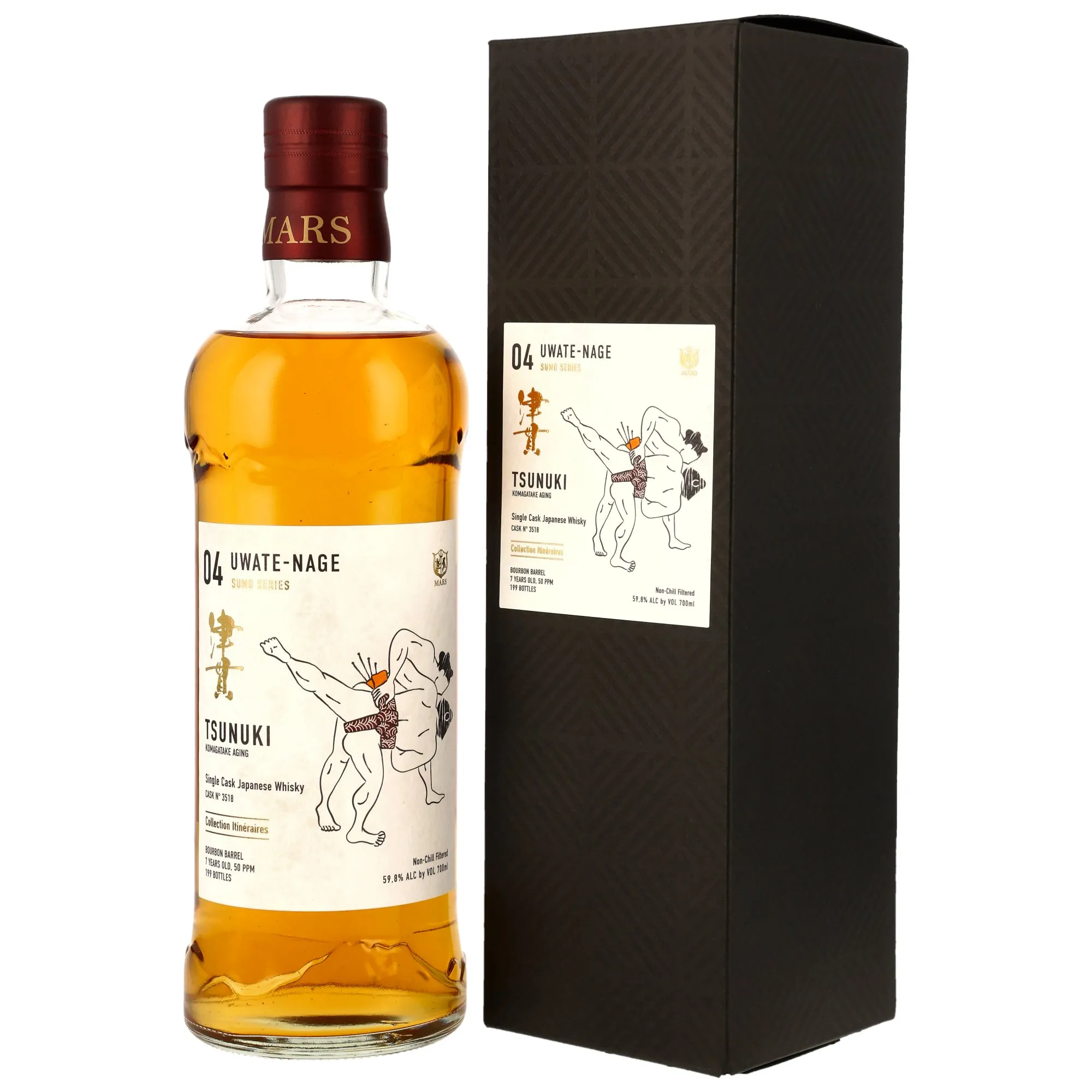 Mars Tsunuki 7 Jahre - 04 Uwate-Nage - Sumo Series - Bourbon Barrel #3518