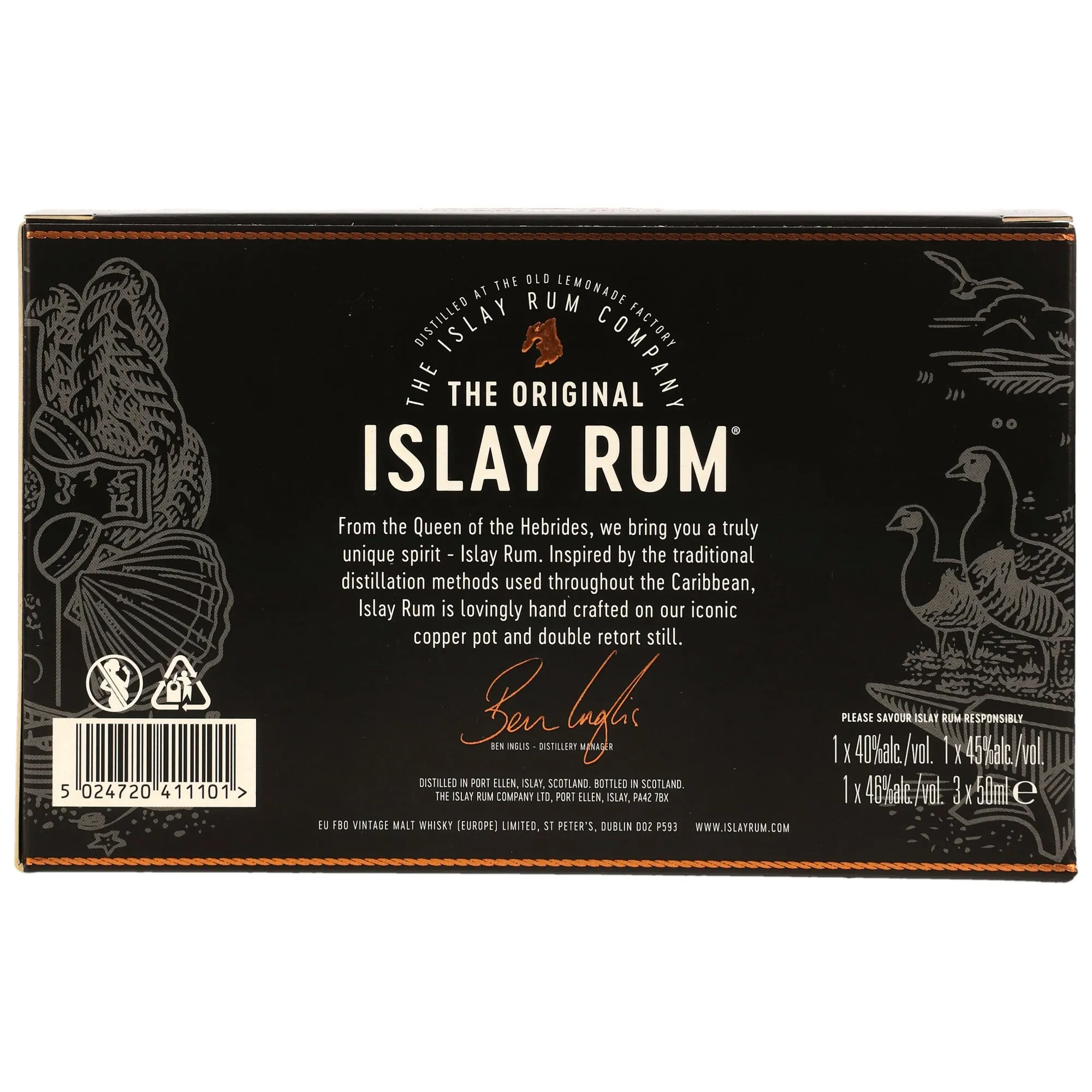 The Islay Rum Company - Islay Rum Mini Selection Pack