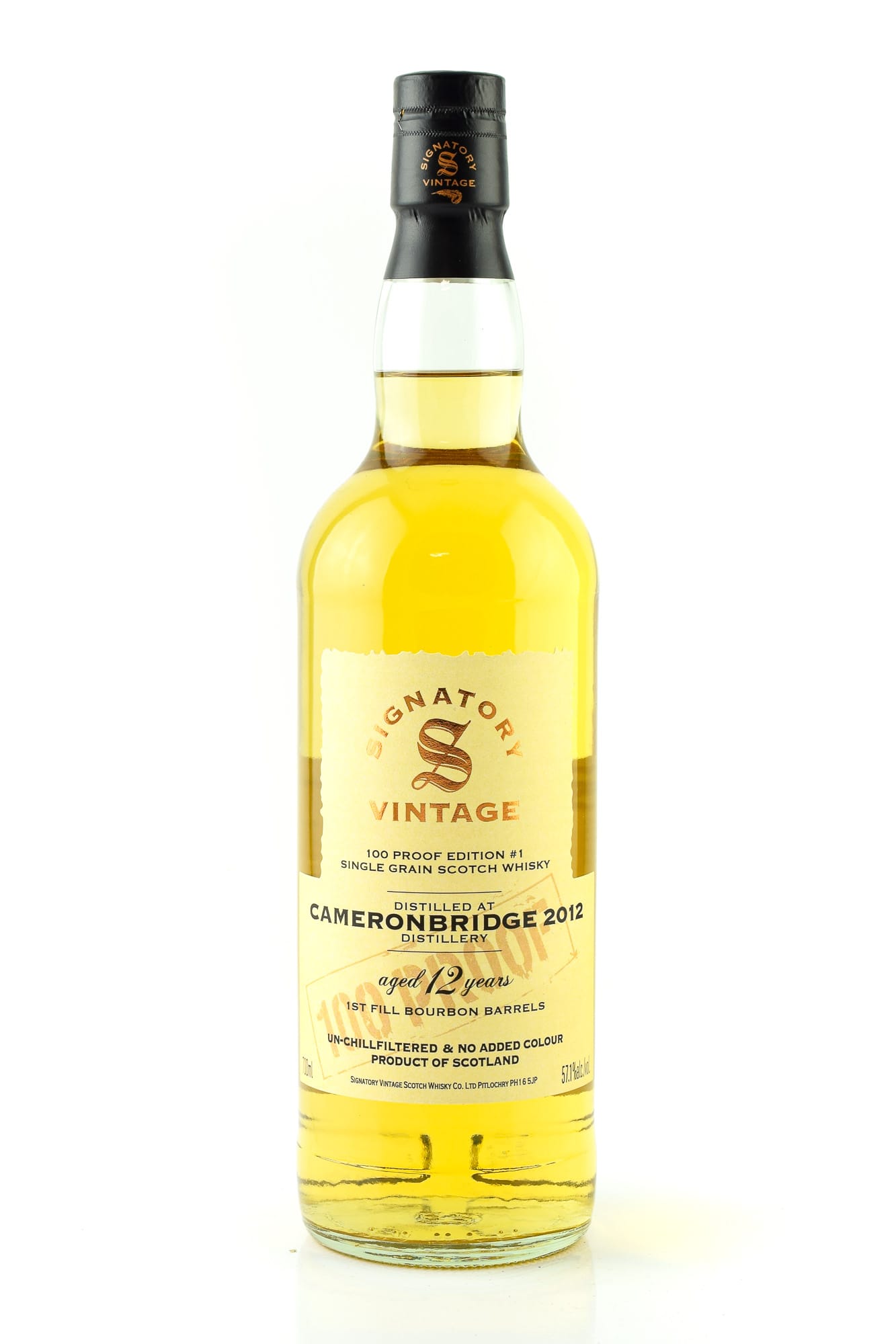 Cameronbridge 12 Jahre Proof Edition #1 Signatory Vintage