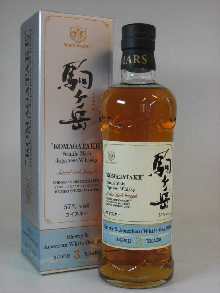 Komagatake three Year Old Shinshu Mars 57% vol. 0,7l Komagatake three Year Old Shinshu Mars 57% vol. 0,7l
