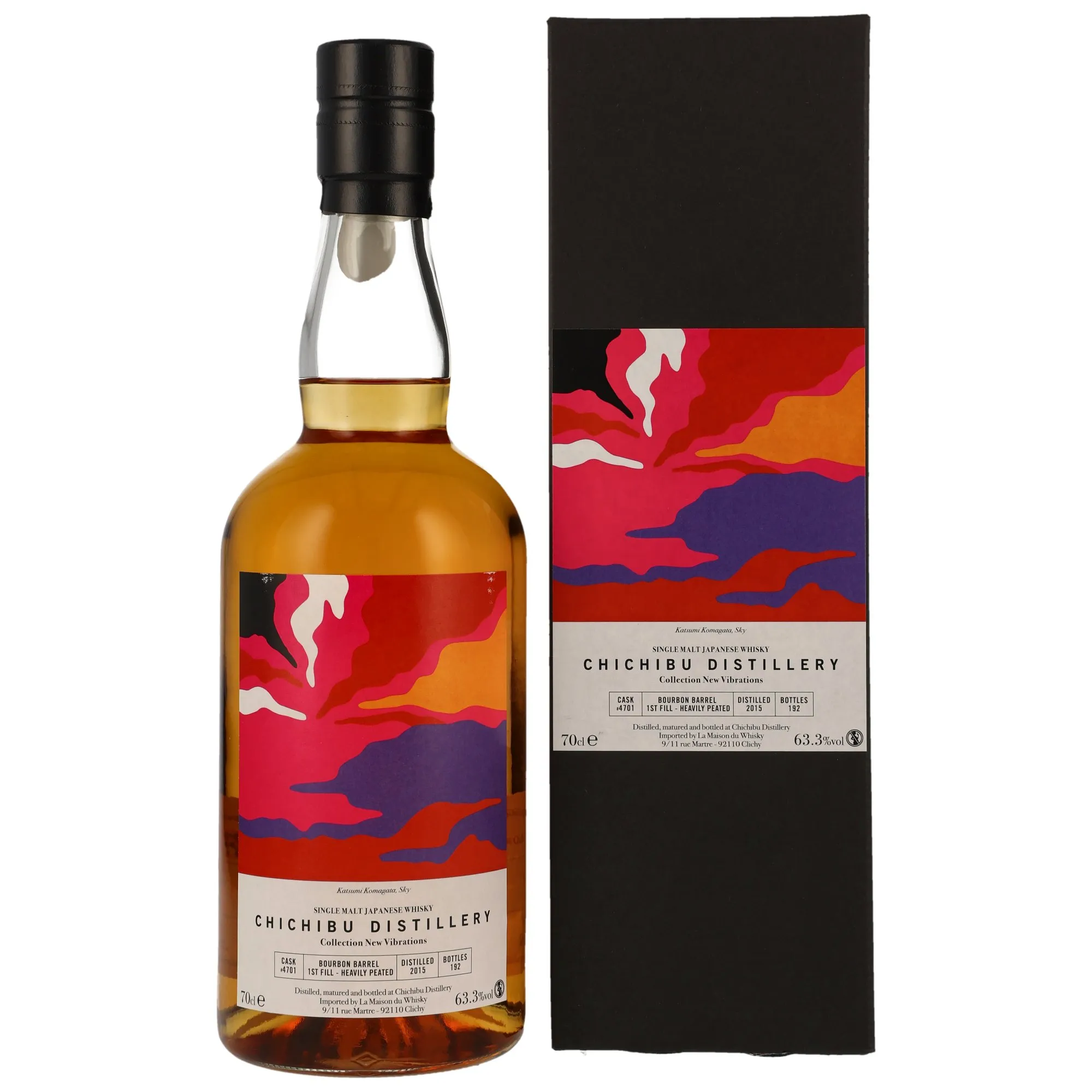 Chichibu Single Malt - 7 Jahre - Heavily Peated - 1st Fill Bourbon Cask No #4701 - New Vibrations