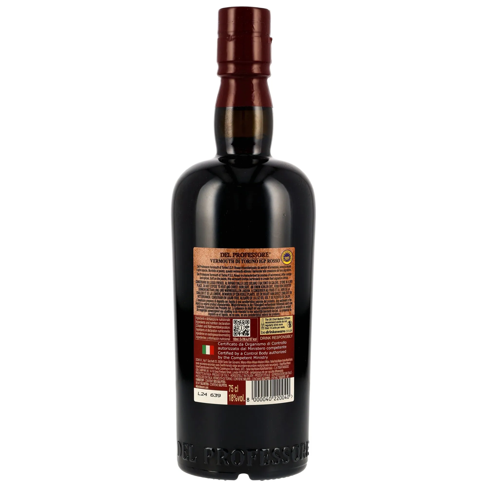 Vermouth del Professore - Torino Rosso