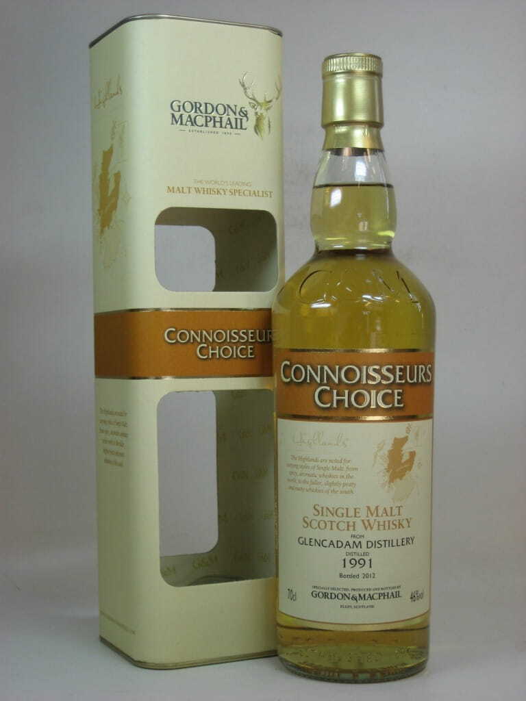 Glencadam 1991/2012 1st fill Bourbon Barrels Gordon & MacPhail Connoisseurs Ch. 46%vol. 0,7l