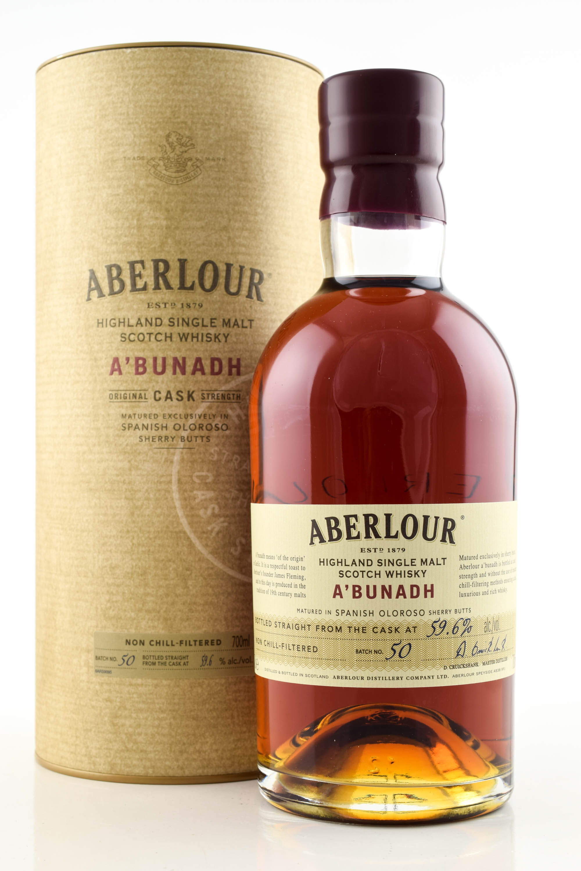 Aberlour a'bunadh Batch No. 50 59,6%vol. 0,7l
