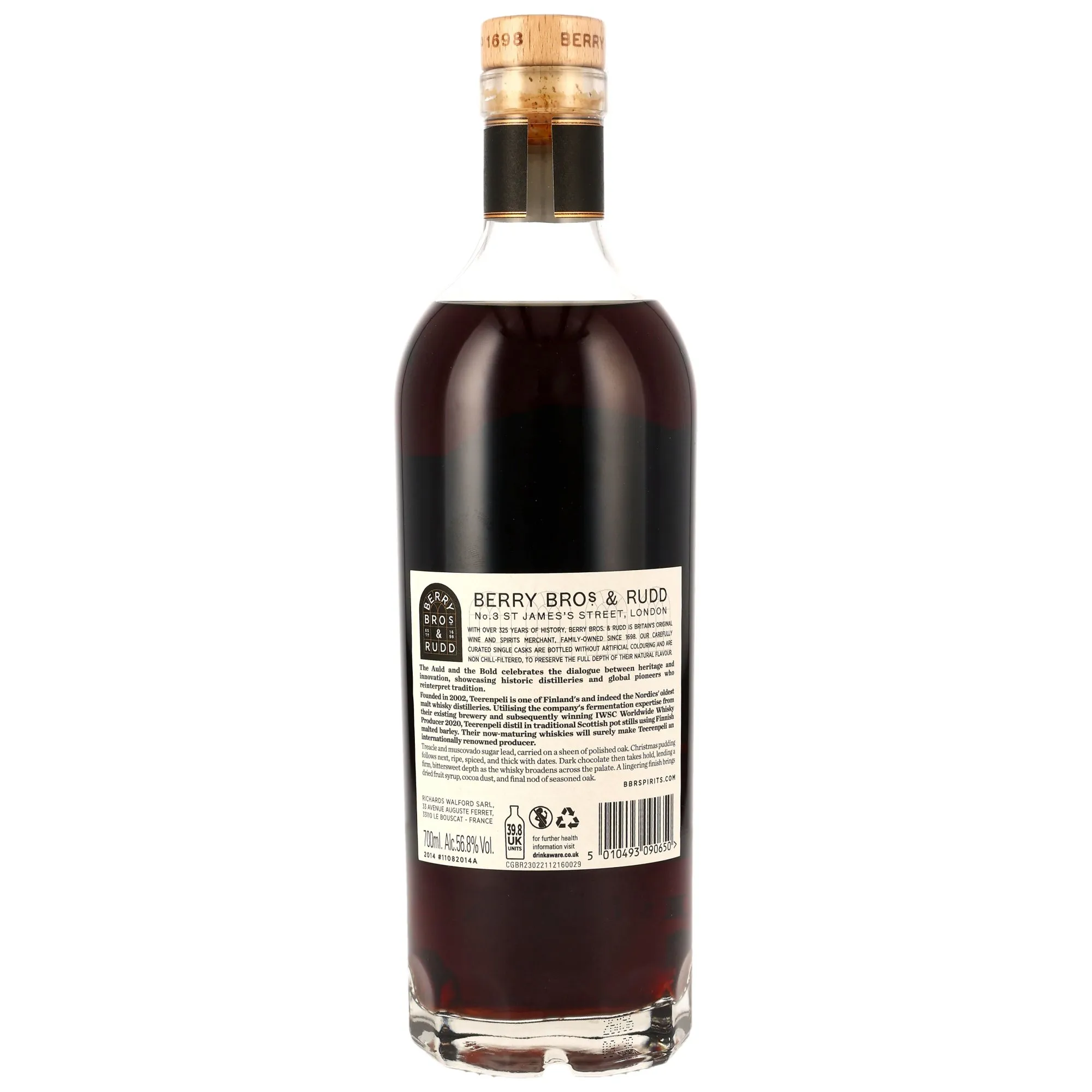 Teerenpeli 2014 - 11 Year Old - PX Hogshead #11082014A The Auld & The Bold (Berry Bros & Rudd)