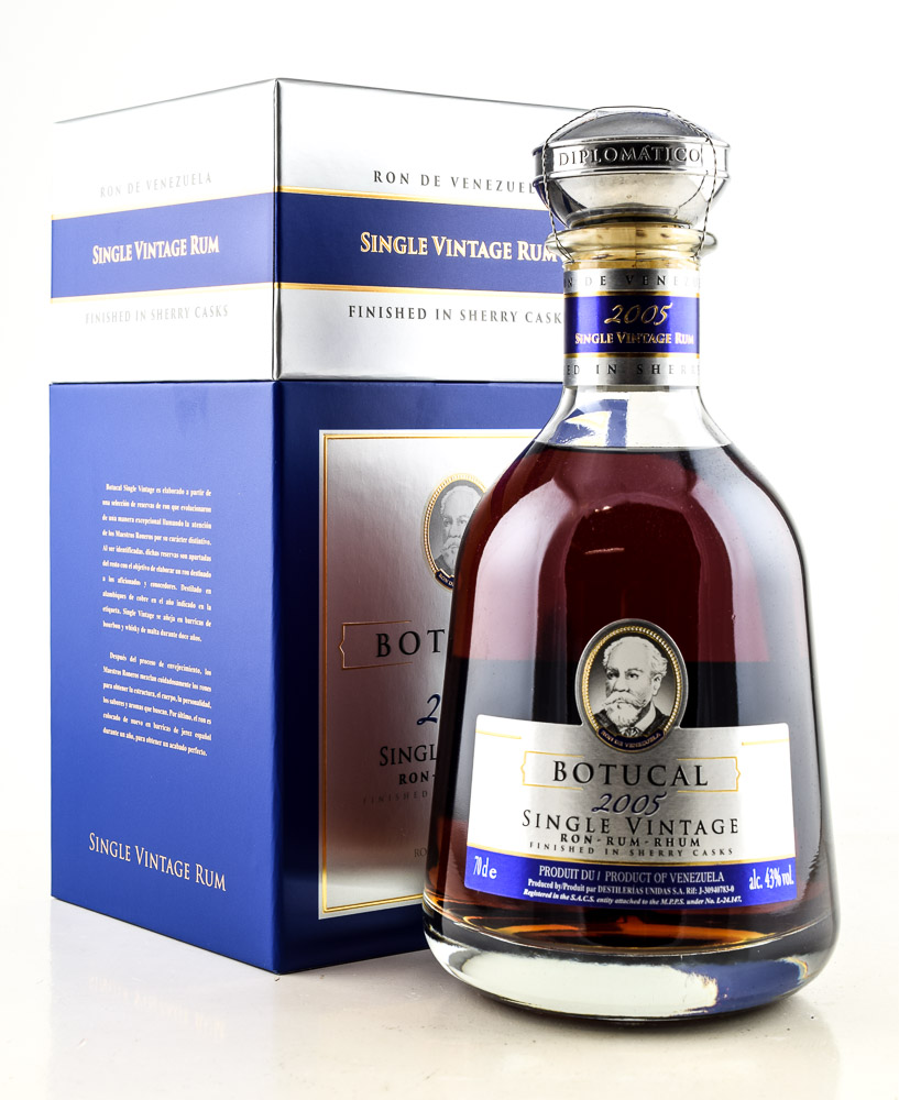 Botucal Single Vintage 2005 43% vol. 0,7l Botucal Single Vintage 2005 43% vol. 0,7l