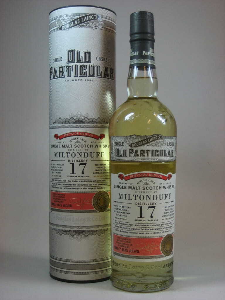 Miltonduff 17 Jahre Refill Hogshead 1996/2013 Douglas Laing "Old Particular" 48,4%vol. 0,7l