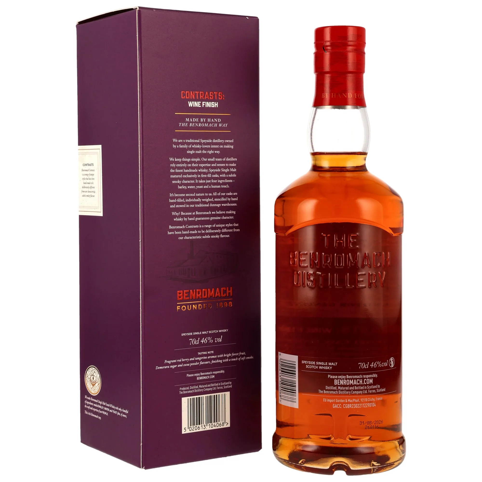 Benromach 2015/2026 - 11 Year Old - Contrasts: Port Cask Finish