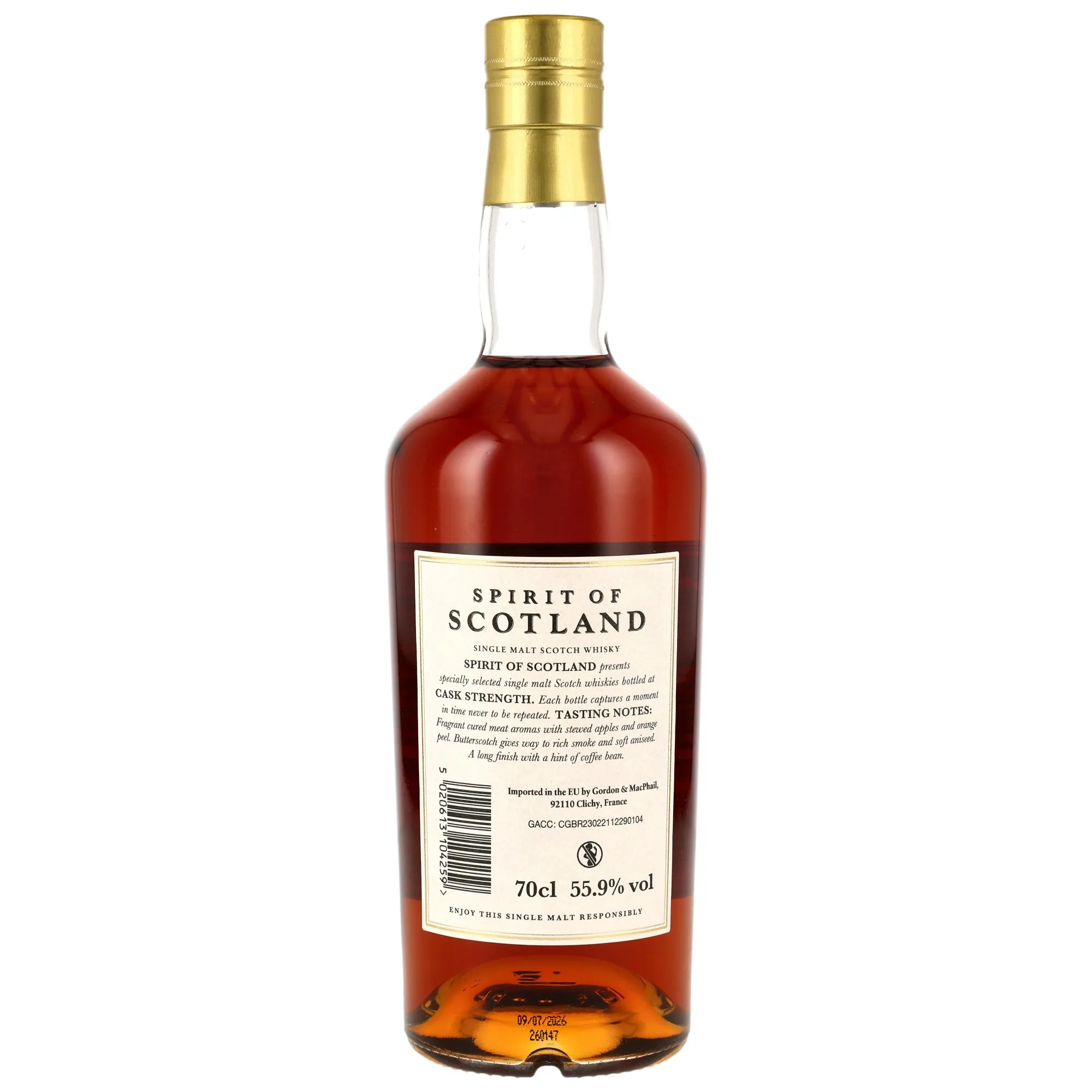Caol Ila 2012 1st-fill Sherry Hogshead #311512 - Spirit of Scotland - Gordon & MacPhail