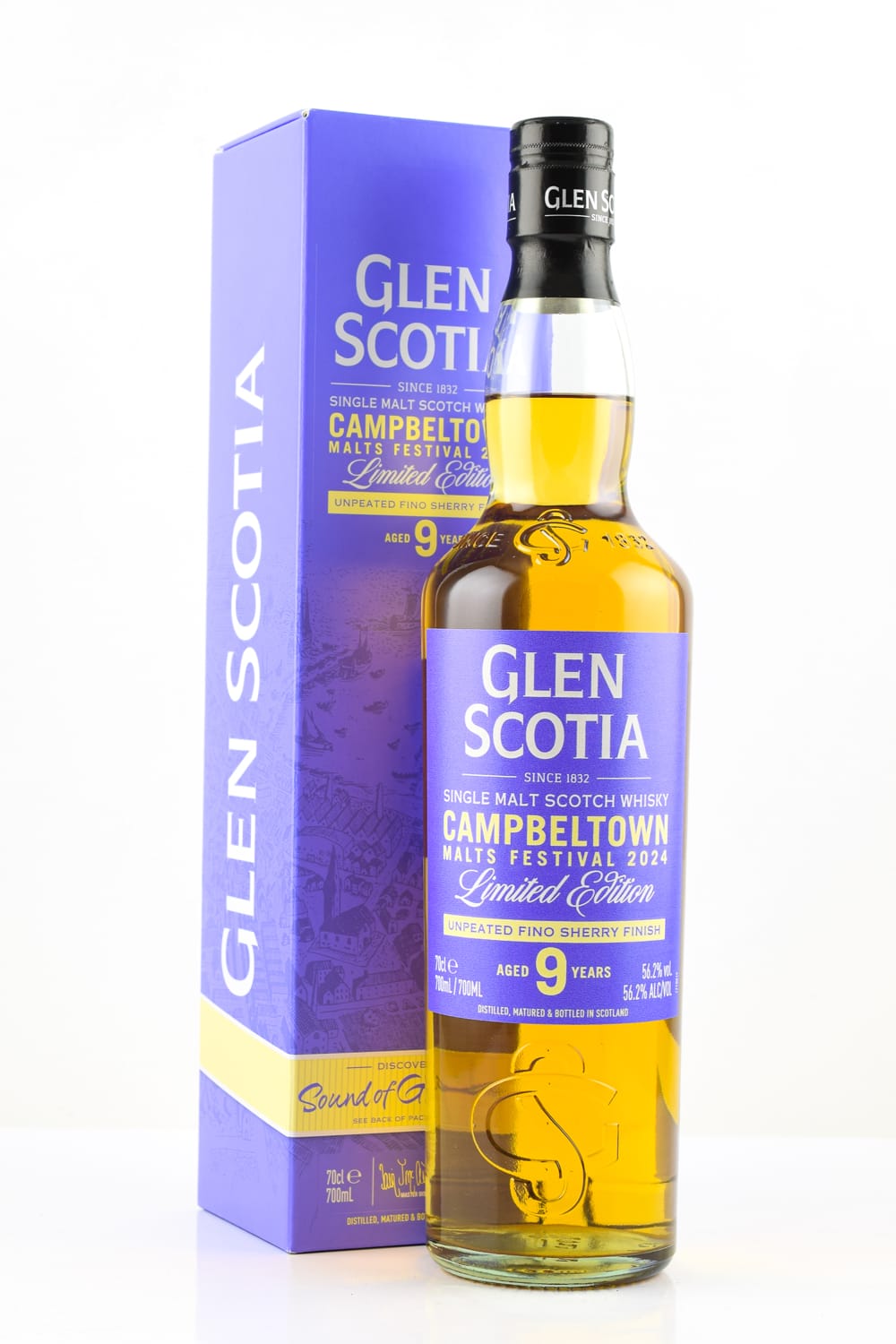 Glen Scotia 9 Jahre Unpeated Fino Sherry Finish Campbeltown Malts Festival 2024