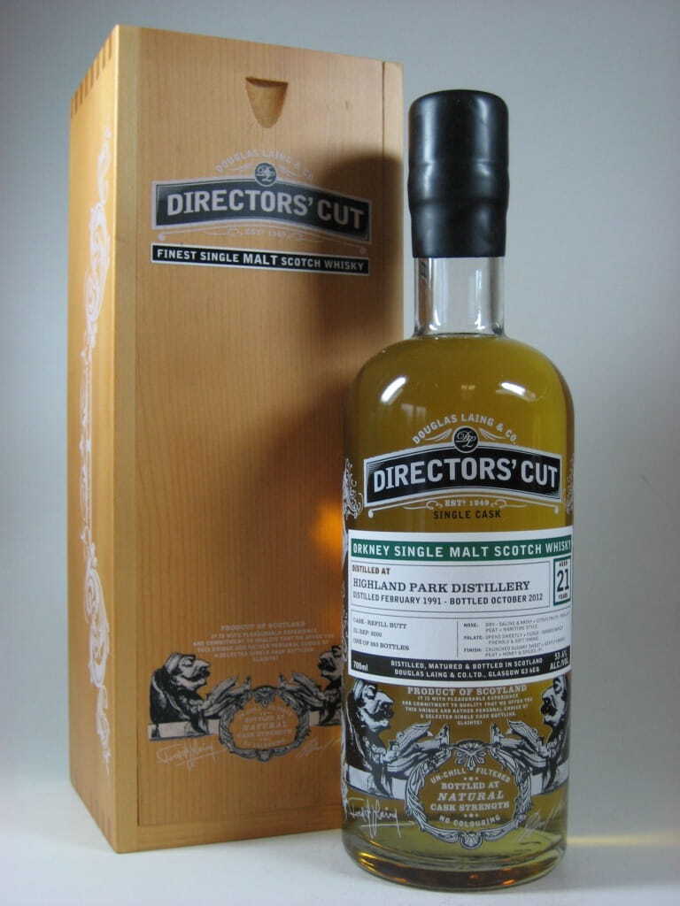 Highland Park 21 Jahre 1991/2012 Douglas Laing Director's Cut 53,6%vol. 0,7l