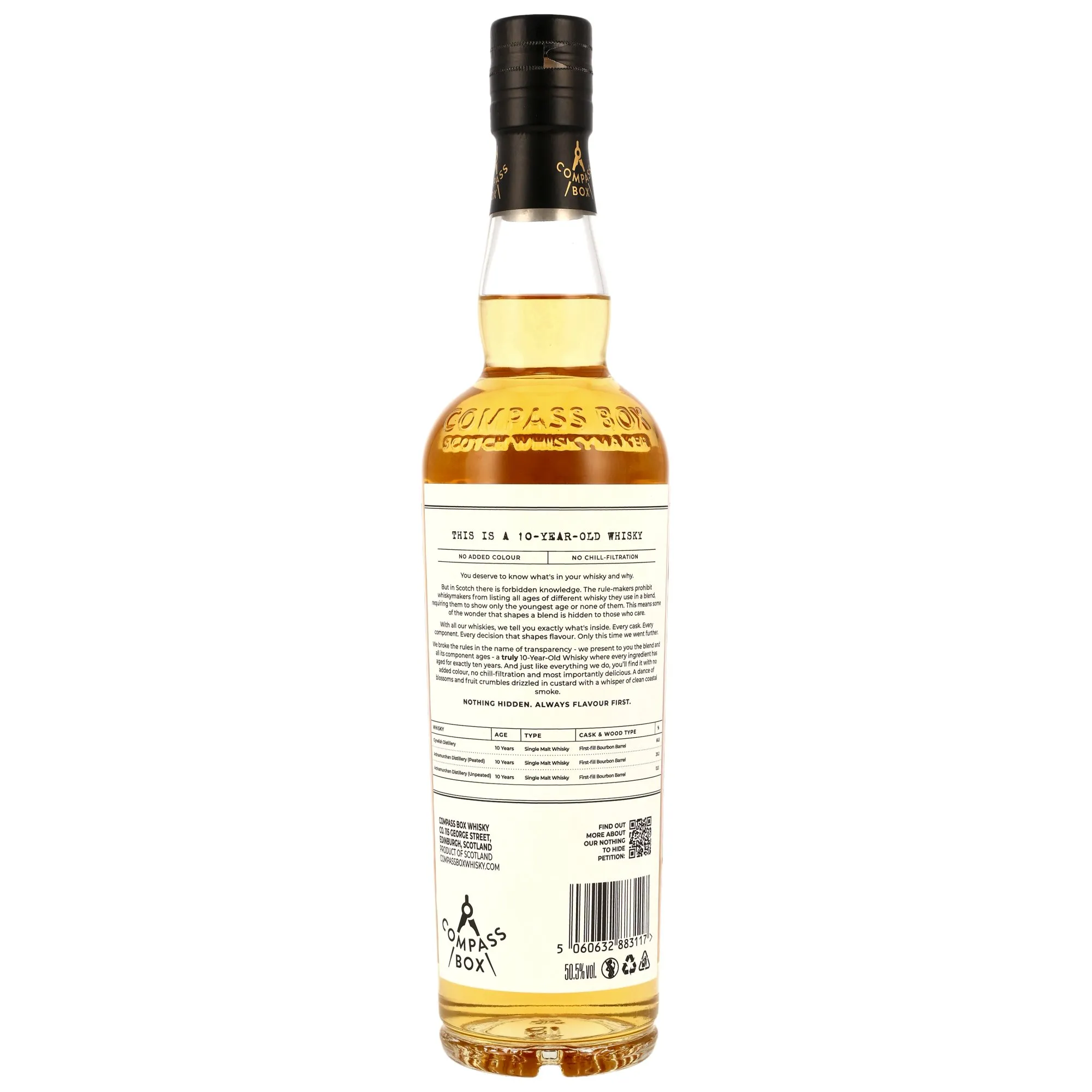 This is a 10-year-old Whisky - Compass Box