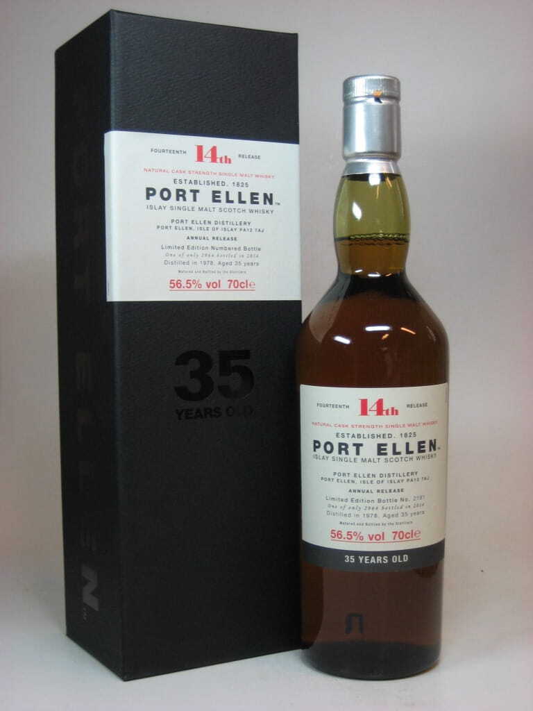 Port Ellen 35 Jahre 1978/2014 14th Release 56,5%vol. 0,7l Port Ellen 35 Jahre 1978/2014 14th Release 56,5%vol. 0,7l