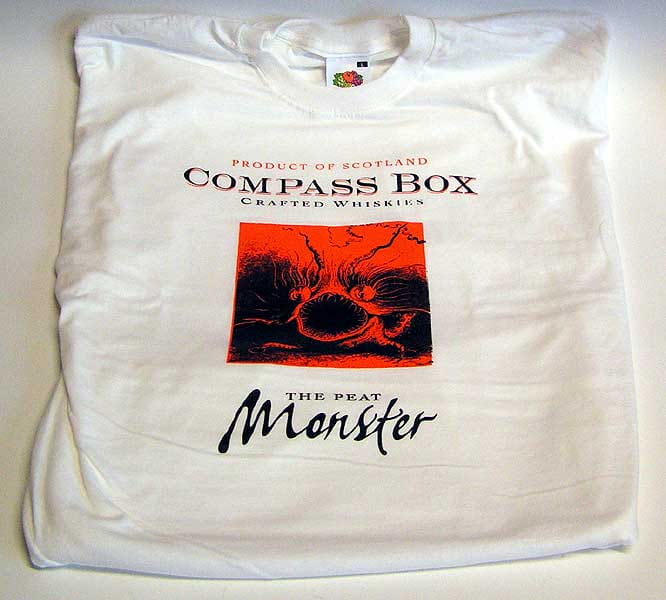 T-Shirt "The Peat Monster" Compass Box Gr. L (old design)