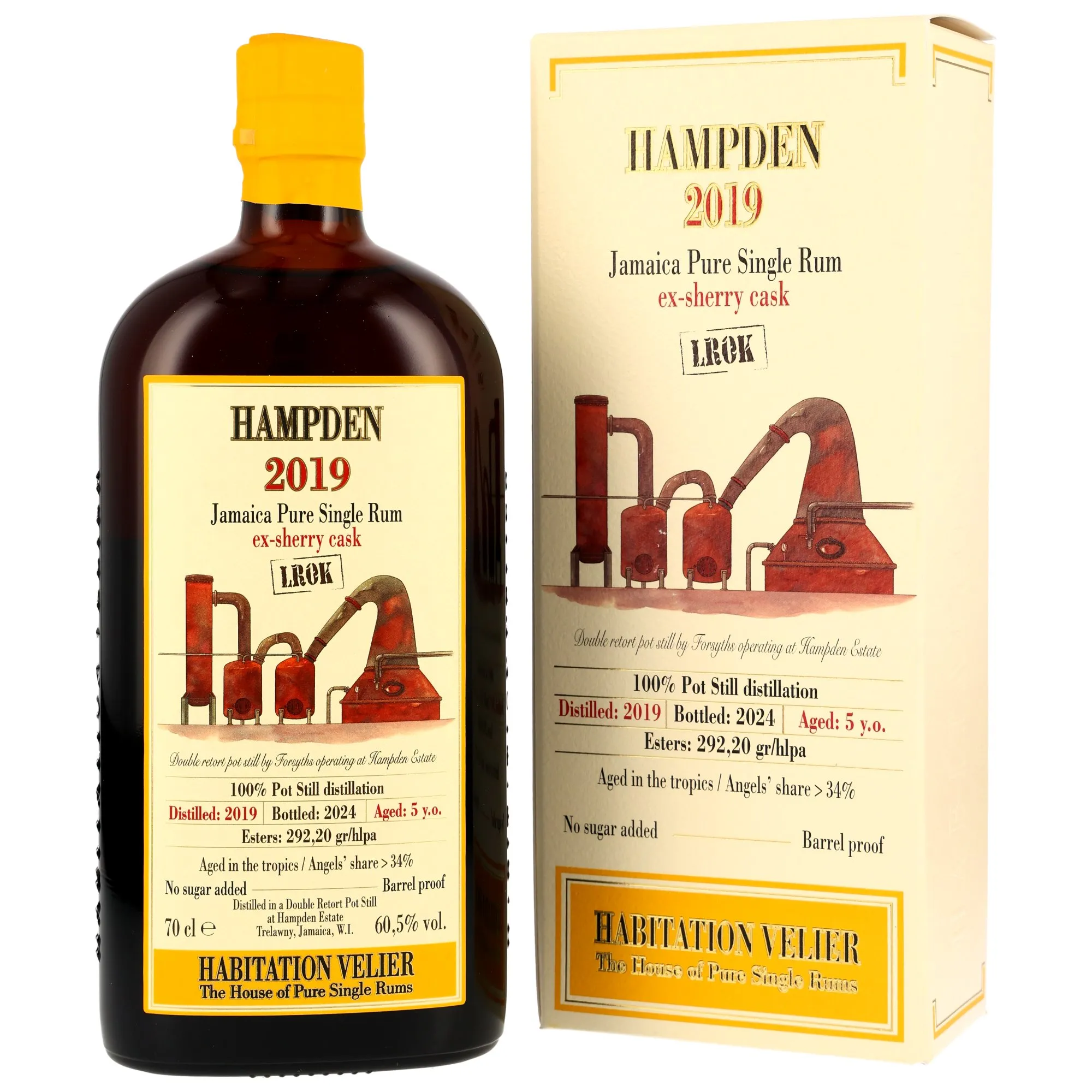 Hampden LROK 2019/2024 - 5 Jahre - Sherry Cask- Habitation Velier