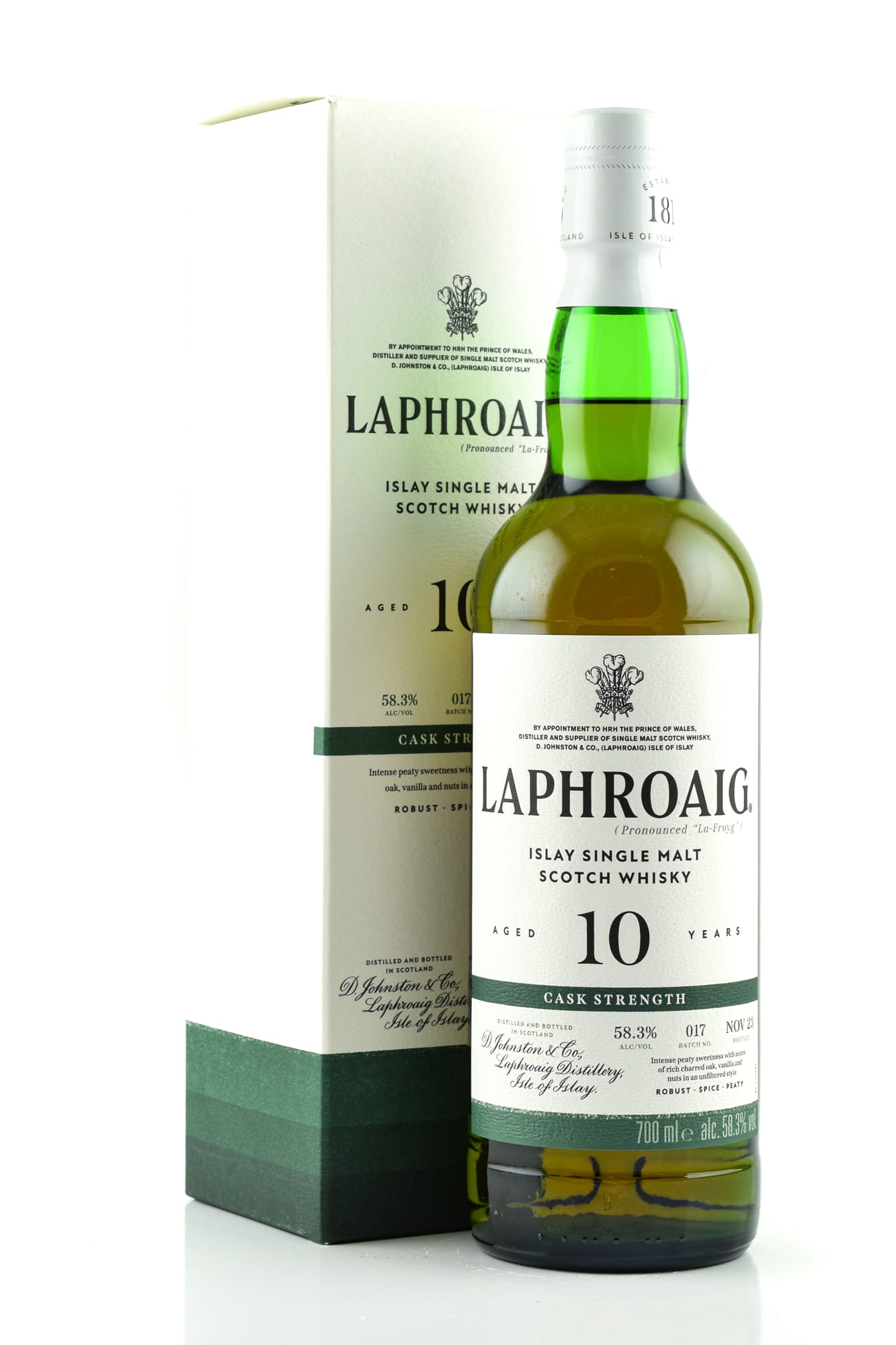 Laphroaig 10 Jahre Cask Strength Batch 017