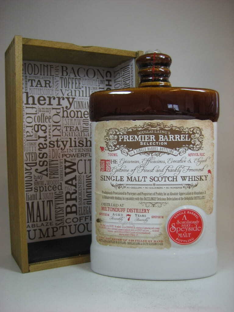 Miltonduff 7 Jahre Single Barrel Douglas Laing "Premier Barrel" 46%vol. 0,7l