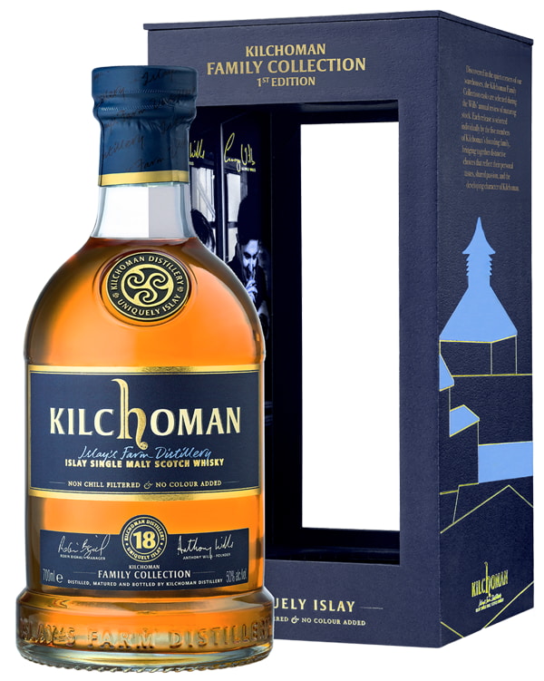 Kilchoman 18 year old - Family Collection - Bourbon Cask Matured Heavily Peated