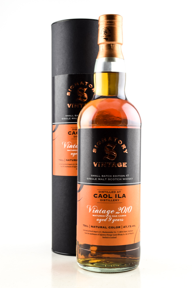 Caol Ila 9 year old 2010/2020 Small Batch Edition #7 Signatory 47,1%vol. 0,7l
