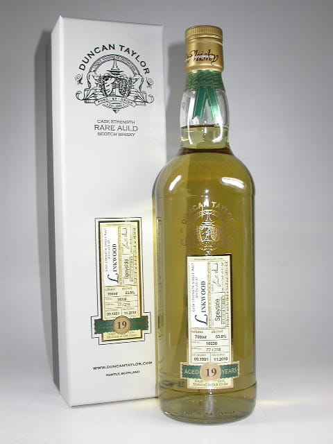 Linkwood 19 Jahre 1991/2010 Rare Auld Duncan Taylor 53,5%vol. 0,7l