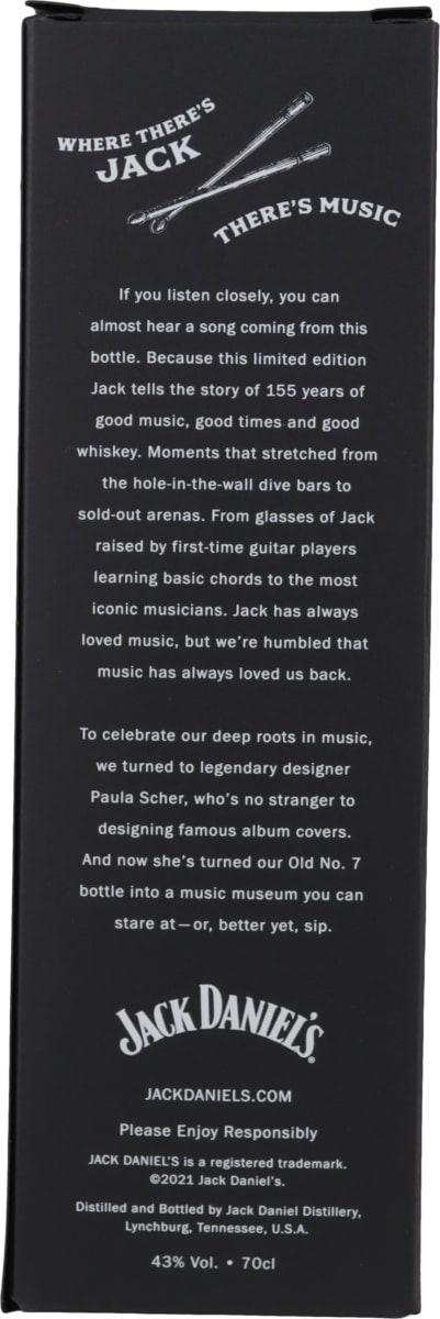 Jack Daniels Old No. 7 Brand - Limited Edition 43%