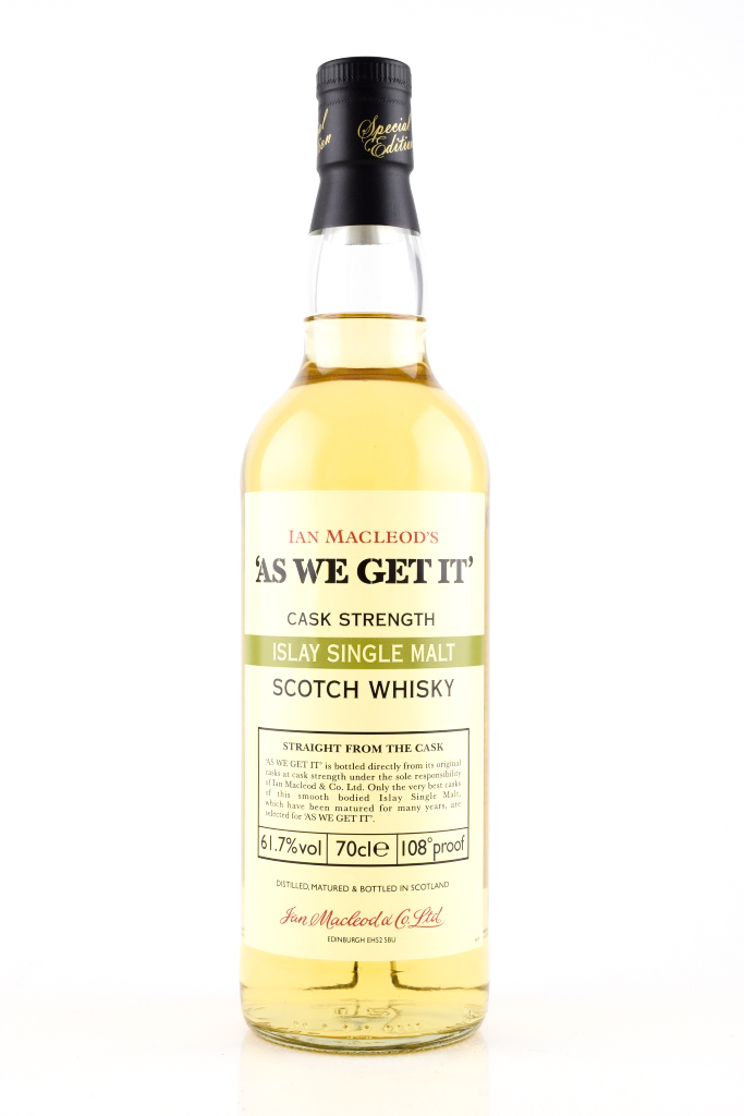 "AS WE GET IT" Islay Ian MacLeod 61.7% vol. 0,7l "AS WE GET IT" Islay Ian MacLeod 61.7% vol. 0,7l