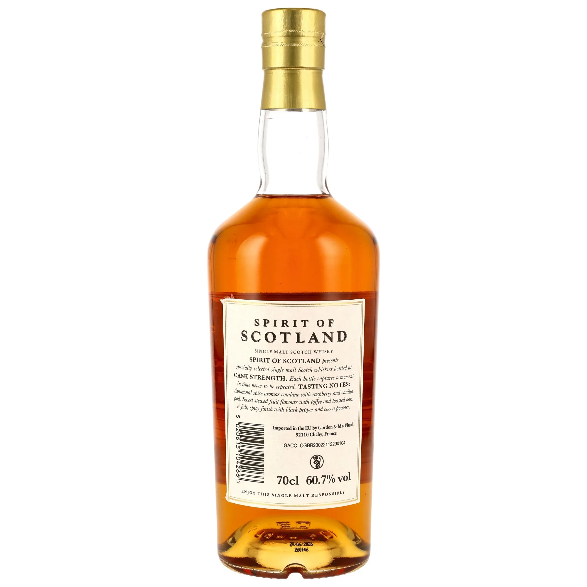 Bunnahabhain 2018 Refill Sherry Hogshead #201225 - Spirit of Scotland - Gordon & MacPhail
