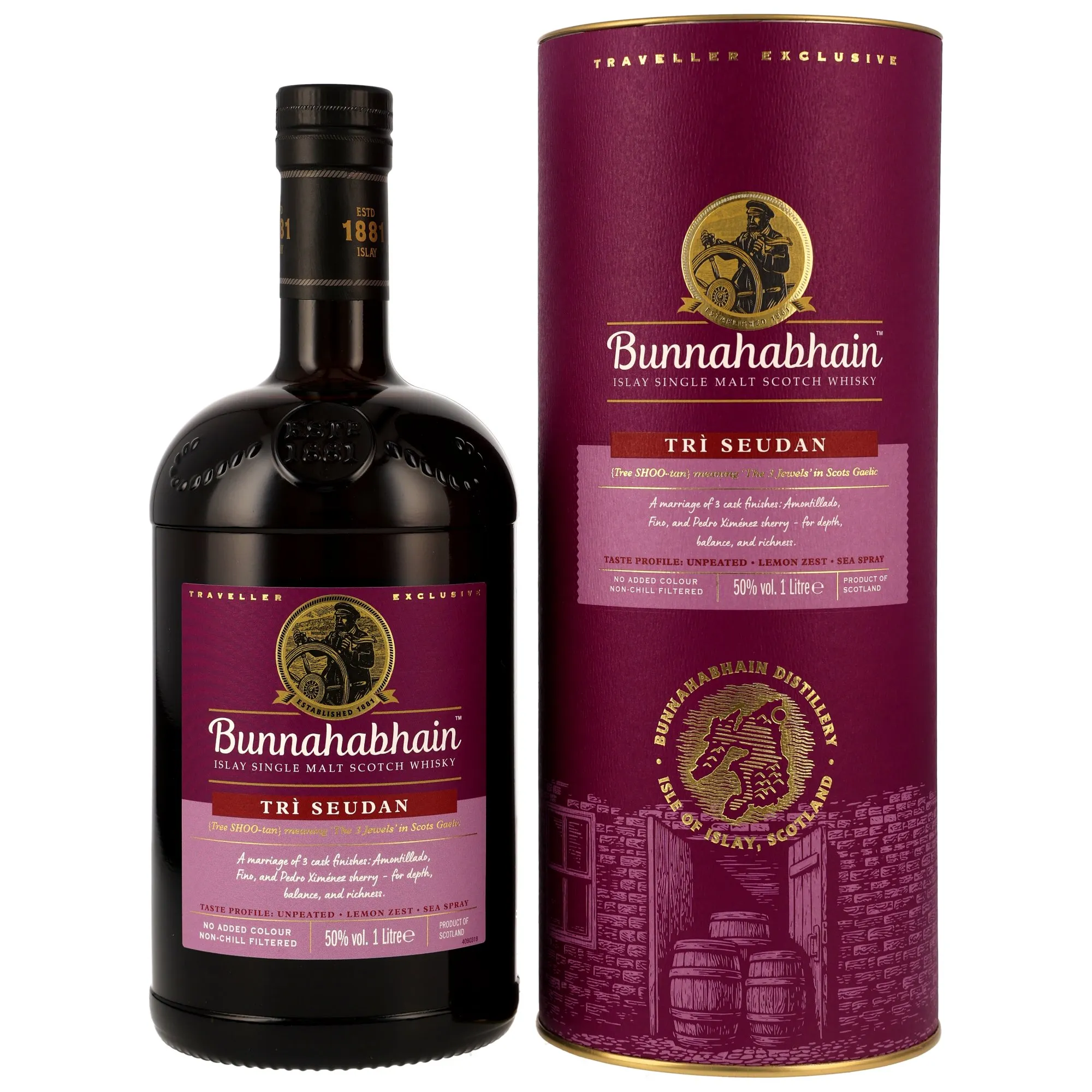 Bunnahabhain Tri Seudan 50%vol. 1,0l