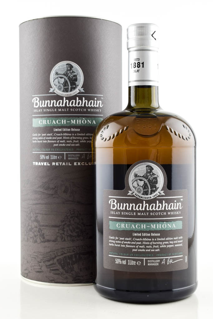 Bunnahabhain Cruach-Mhòna, Bourbon & Sherry Cask, Batch No. 12, 50%