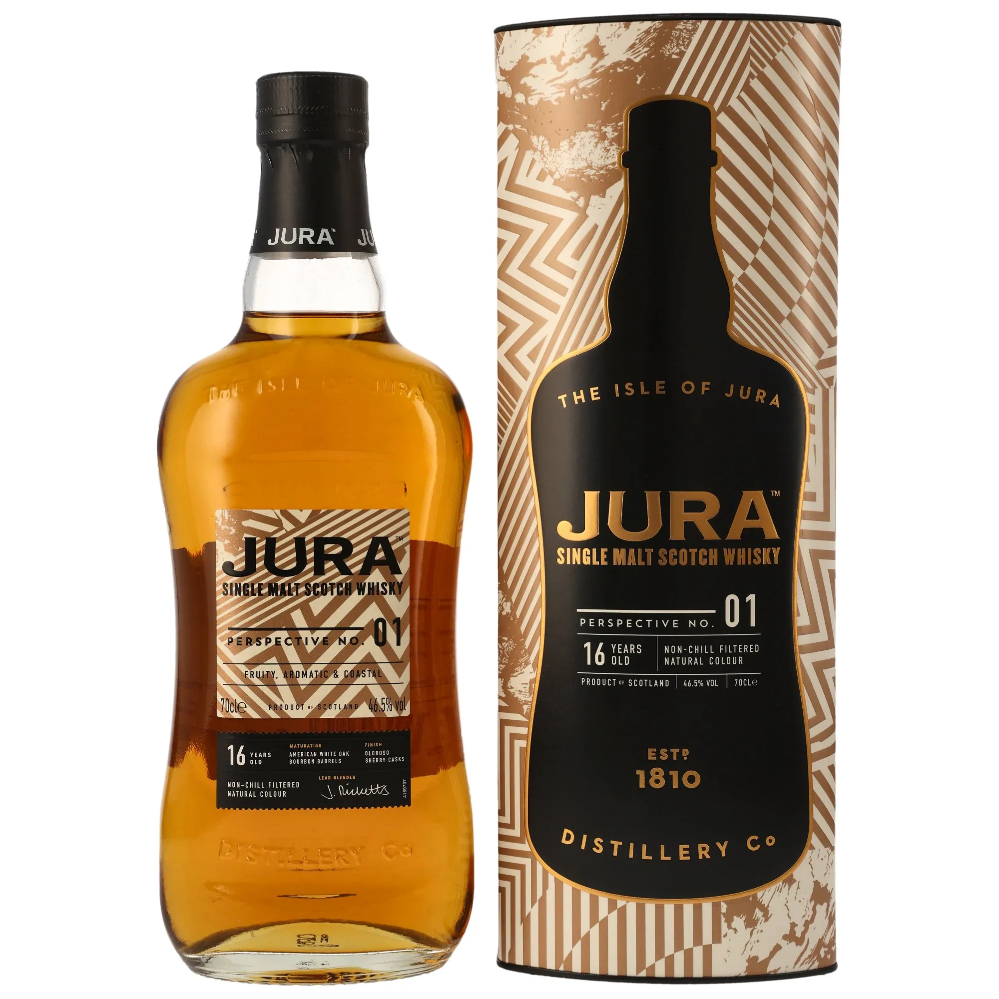 Jura Perspective No. 1 16 Year Old, Bourbon & Oloroso Sherry Cask, 2024, 46.5%