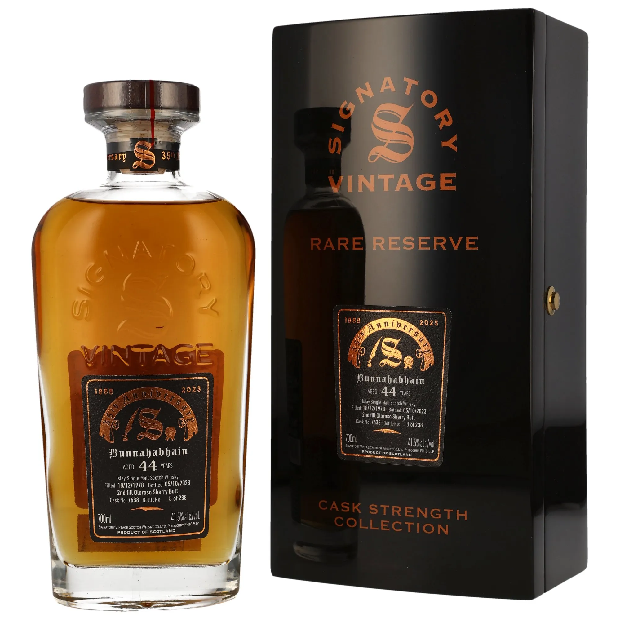 Bunnahabhain 1978/2023 - 44 Jahre #7638 - 35th Anniversary - Sig RR