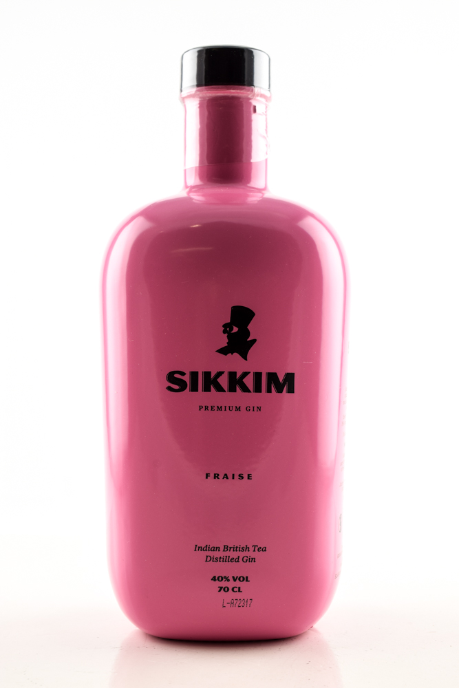 Sikkim Fraise Gin 40% vol. 0,7l Sikkim Fraise Gin 40% vol. 0,7l