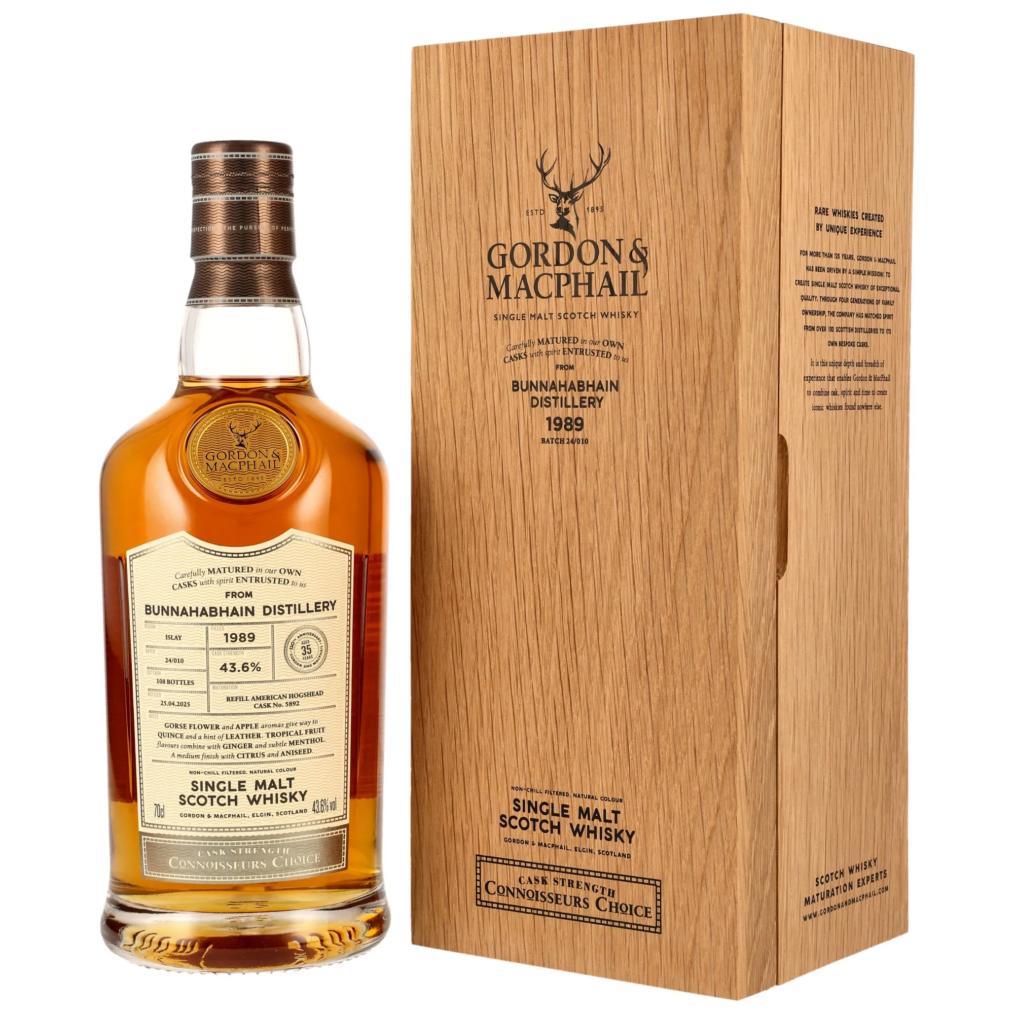 Bunnahabhain 1989/2025 - 35 Year Old - G&M CC UPPER #5892