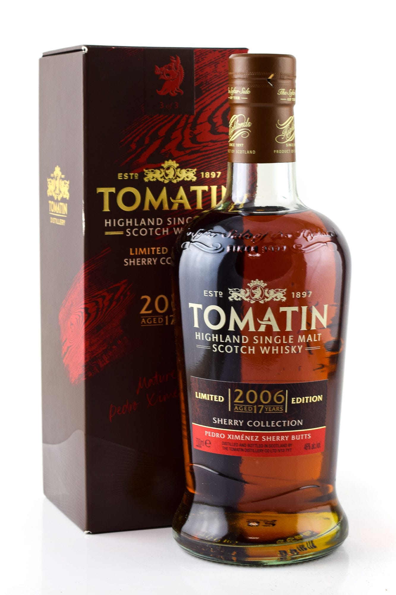 Tomatin 17 year old Sherry Collection - Pedro Ximénez Sherry Butts