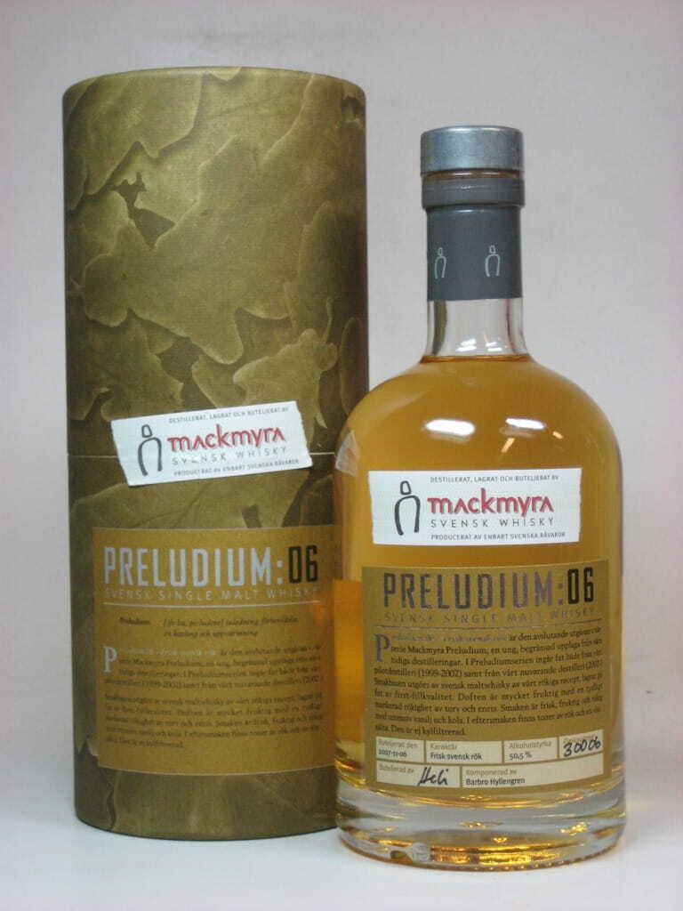 Mackmyra Preludium:06 Svensk Single Malt Whisky 50,5%vol. 0,5l