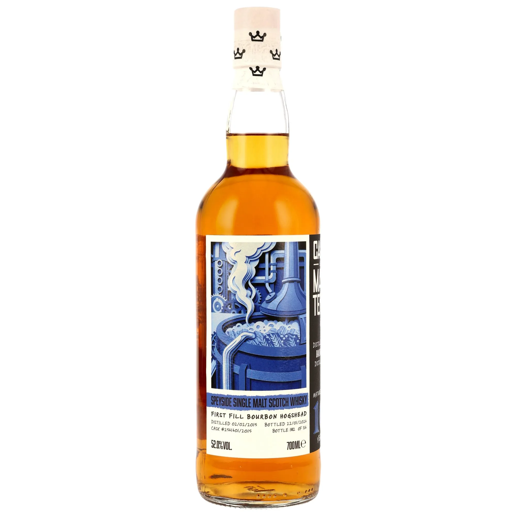 Dailuaine 2015/2026 - 10 Jahre - 1st Fill Bourbon HHD #2561601/2015 - Cask Masters - Brave New Spirits