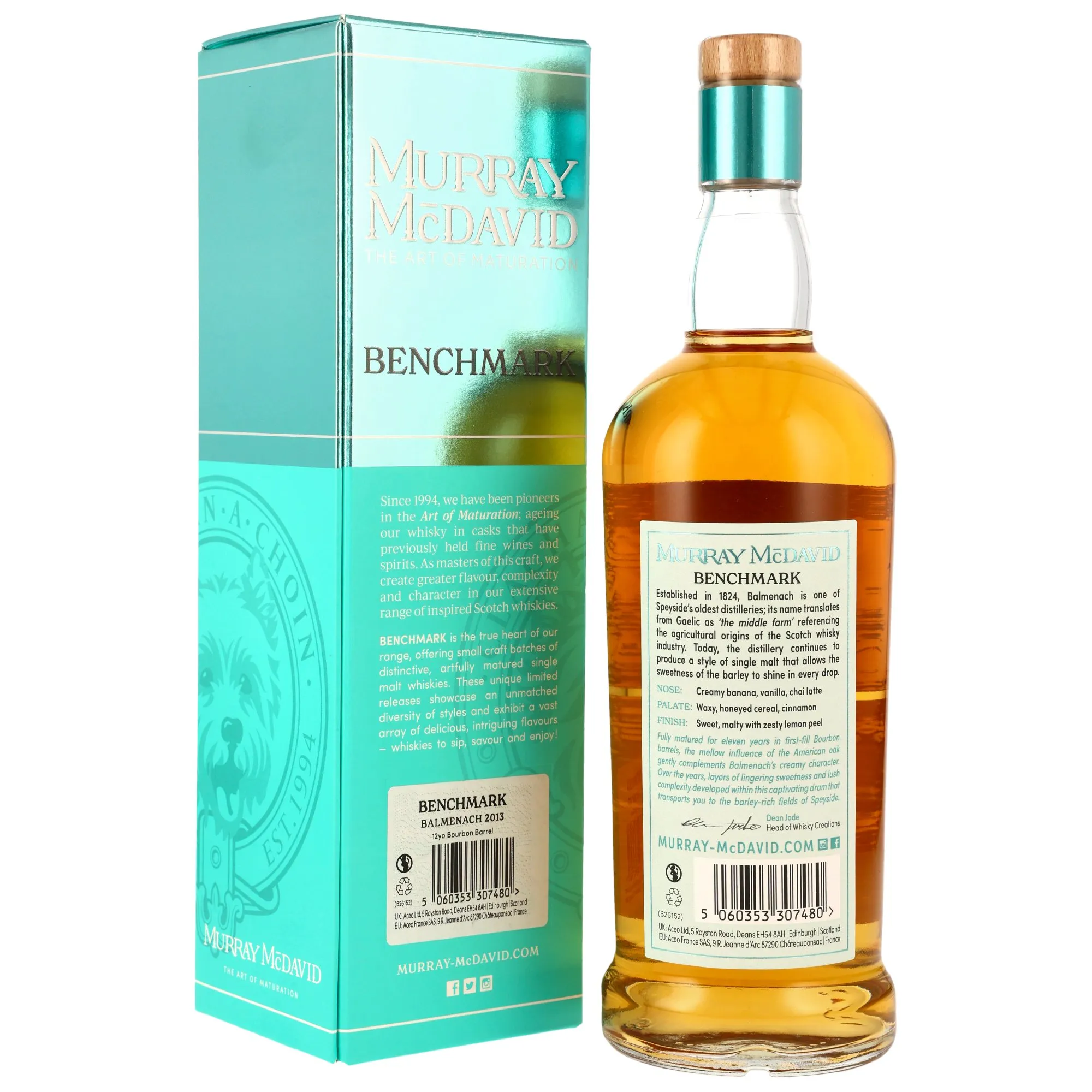 Balmenach 2013/2026 - 12 Year Old - Bourbon Barrel - Murray McDavid