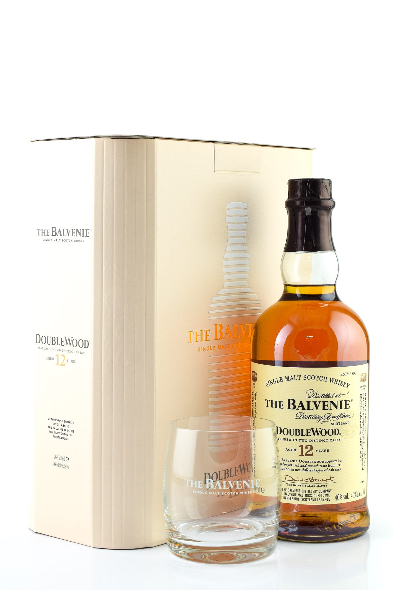 Balvenie 12 Jahre Double Wood mit Tumbler