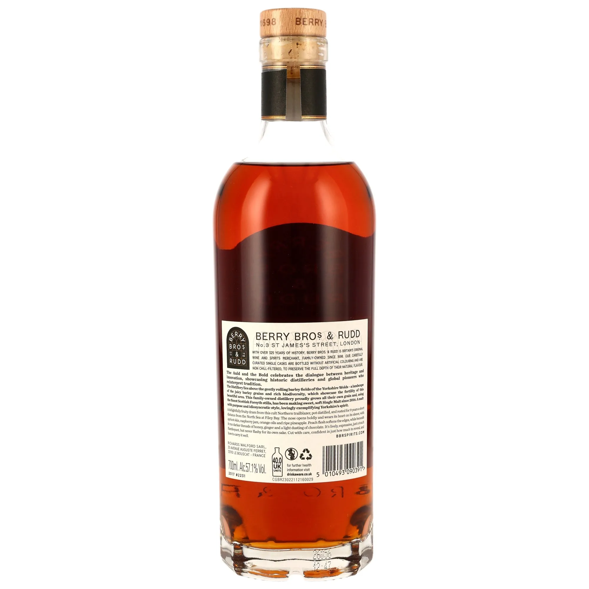 Spirit of Yorkshire 2017/2026 - 9 Jahre - Moscatel Cask Finish #2231 The Auld & The Bold (Berry Bros & Rudd)
