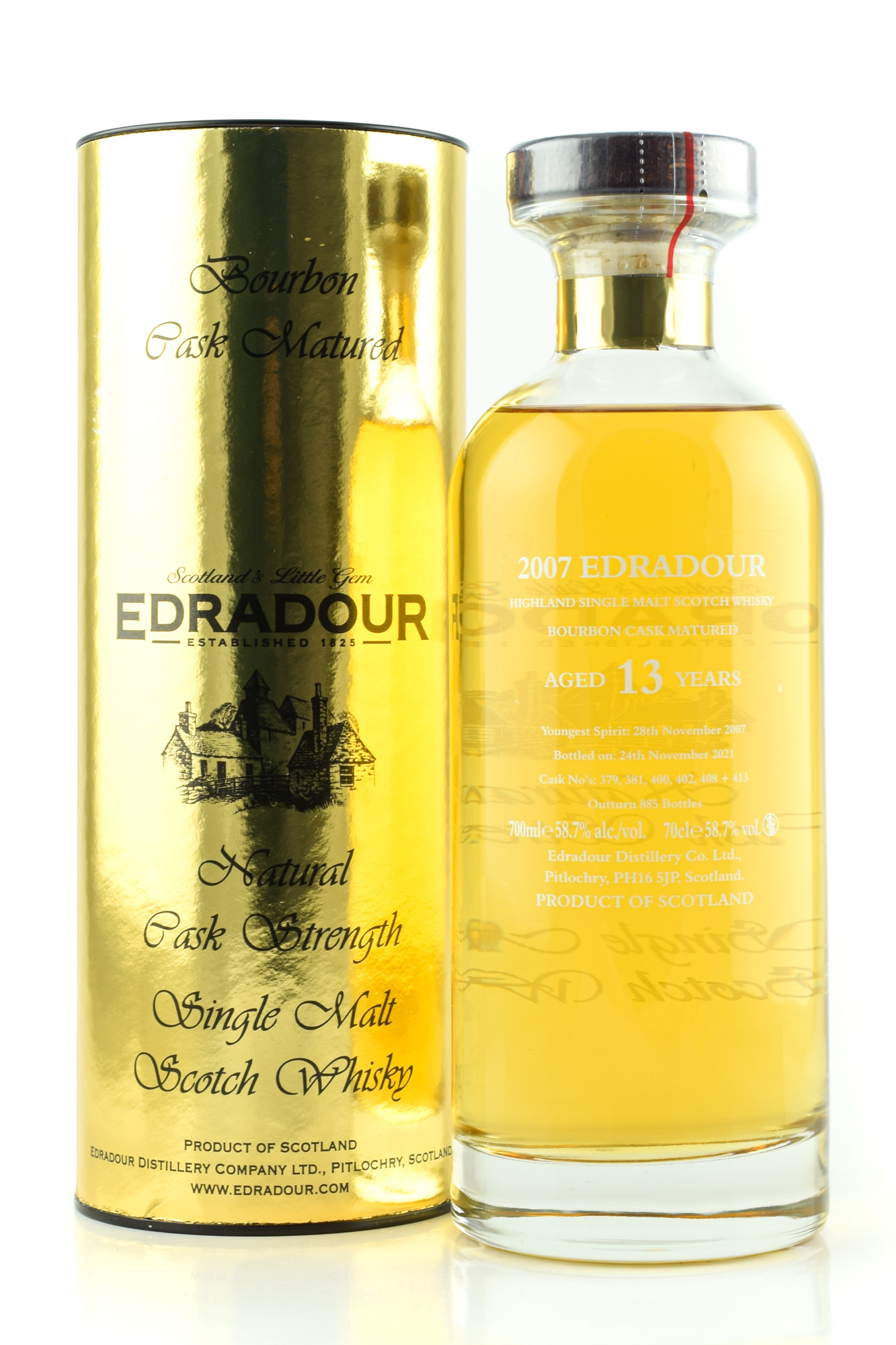 Edradour Natural Cask strength 2007/2021 58,7%vol. 0,7l