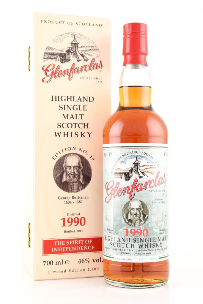 Glenfarclas Ed. No. 19 1990/2015 George Buchanan 46% vol. 0,7l